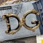 Dolce & Gabbana DG Girls shoulder bag in patchwork denim and plain calfskin