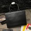 Dolce & Gabbana Small calfskin DG Daily shopper Tote Bag Black/White