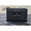 Valentino VLogo Signature Grainy Calfskin coin purse and cardholder with Zip Black 2022