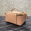 Valentino VLogo Signature Grainy Calfskin Beauty Case Nude 2022