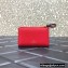 Valentino VLogo Signature Grainy Calfskin coin purse and cardholder with Zip Red 2022