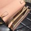 Valentino VLogo Signature Grainy Calfskin Mini Wallet with Chain Nude 2022