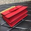 Valentino VLogo Signature Grainy Calfskin Mini Wallet with Chain Red 2022