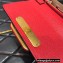 Valentino VLogo Signature Grainy Calfskin Mini Wallet with Chain Red 2022