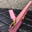 Valentino VLogo Signature Grainy Calfskin Small Pouch Bag Pink 2022