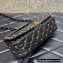 Valentino Rockstud Spike shoulder bag with chain in calfskin Black/Gold 2022