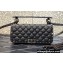 Valentino Rockstud Spike shoulder bag with chain in calfskin Black 2022