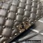 Valentino Rockstud Spike shoulder bag with chain in calfskin Black 2022