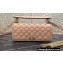Valentino Rockstud Spike shoulder bag with chain in calfskin Nude 2022