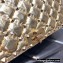 Valentino Rockstud Spike shoulder bag with chain in calfskin Metallic Gold 2022