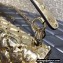 Valentino Rockstud Spike shoulder bag with chain in calfskin Metallic Gold 2022