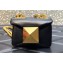 Valentino ONE STUD Nappa Micro Bag With Chain Black/Gold 2022