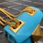 Valentino ONE STUD Nappa Micro Bag With Chain Blue 2022