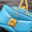 Valentino ONE STUD Nappa Micro Bag With Chain Blue 2022