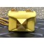 Valentino ONE STUD Nappa Micro Bag With Chain Yellow 2022