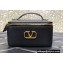 Valentino VLogo Signature Grainy Calfskin Beauty Case Black 2022