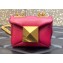 Valentino ONE STUD Nappa Micro Bag With Chain Fuchsia 2022