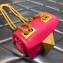 Valentino ONE STUD Nappa Micro Bag With Chain Fuchsia 2022