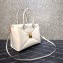 Valentino Medium ONE STUD Nappa Handbag White 2022
