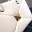 Valentino Medium ONE STUD Nappa Handbag White 2022