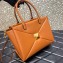 Valentino Medium ONE STUD Nappa Handbag Brown 2022