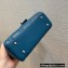 Lady Dior Mini Bag in Cannage Lambskin with Tonal enamel Charms Ocean Blue 2022