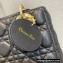 Lady Dior Small My ABCDior Bag in Cannage Lambskin with Tonal enamel Charms Black 2022