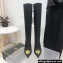 Fendi x Versace Heel 10.5cm Fendace FF Jacquard High Boots Black 2022