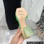 Gianvito Rossi Heel 5.5cm Plexi TPU PVC Cosmic Mules Green 2022