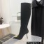 Fendi x Versace Heel 10.5cm Fendace FF Jacquard High Boots Black 2022