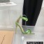 Gianvito Rossi Heel 10.5cm BIJOUX Sandals Metallic Grass Green 2022