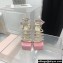 MACH & MACH Heel 13cm Platform 3cm Sydney Crystal Satin Sandals Pink 2022