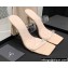 Giuseppe Zanotti Heel 8.5cm Flaminia Plexi Transparent PVC Mule sandals Nude