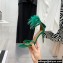 Aquazzura Heel 10cm Concerto Sandals Satin Green 2022