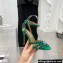 Aquazzura Heel 10.5cm Tequila Plexi Sandals Green 2022