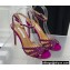 Aquazzura Heel 10.5cm Tequila Plexi Sandals Purple 2022