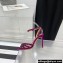 Aquazzura Heel 10.5cm Tequila Plexi Sandals Purple 2022