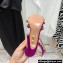 Aquazzura Heel 10.5cm Tequila Plexi Sandals Purple 2022
