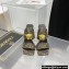Fendi x Versace Heel 10.5cm Fendace FF Jacquard Brown Mules 2022