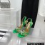 Aquazzura Heel 10.5cm Babe Sandals Satin Green 2022