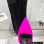 Balmain Heel 9.5cm Madison Crystal-embellished Satin Slingback Pumps Fuchsia 2022