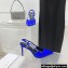 Balmain Heel 9.5cm Madison Crystal-embellished Satin Slingback Pumps Blue 2022