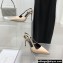 Balmain Heel 9.5cm Madison Crystal-embellished Satin Slingback Pumps Beige 2022