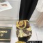 Fendi x Versace Heel 10.5cm Fendace Gold Baroque Mules 2022