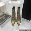 Fendi x Versace Heel 10.5cm Fendace FF Jacquard Ankle Boots Brown 2022