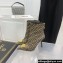 Fendi x Versace Heel 10.5cm Fendace FF Jacquard Ankle Boots Brown 2022