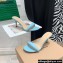 Gianvito Rossi Heel 7cm BIJOUX Mules Sky Blue 2022