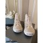 Balenciaga Paris High Top Sneakers in Destroyed cotton and rubber Creamy 2022