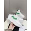 Celine Mid Block Sneakers With Wedge In Calfskin White/Green 2022