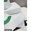 Celine Mid Block Sneakers With Wedge In Calfskin White/Green 2022